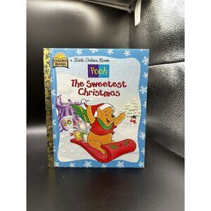 The Sweetest Christmas Winnie Pooh Little Golden Book Vintage 1998 Tigger Eeyore